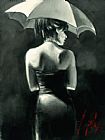 Study for Woman with White Umbrella by Fabian Perez